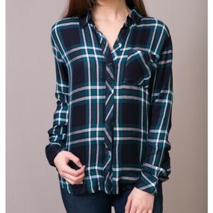 Rails • Plaid Button Up Shirt medium new